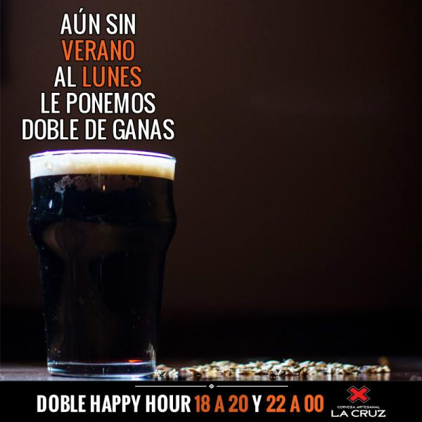 Doble Happy Hour en La Cruz