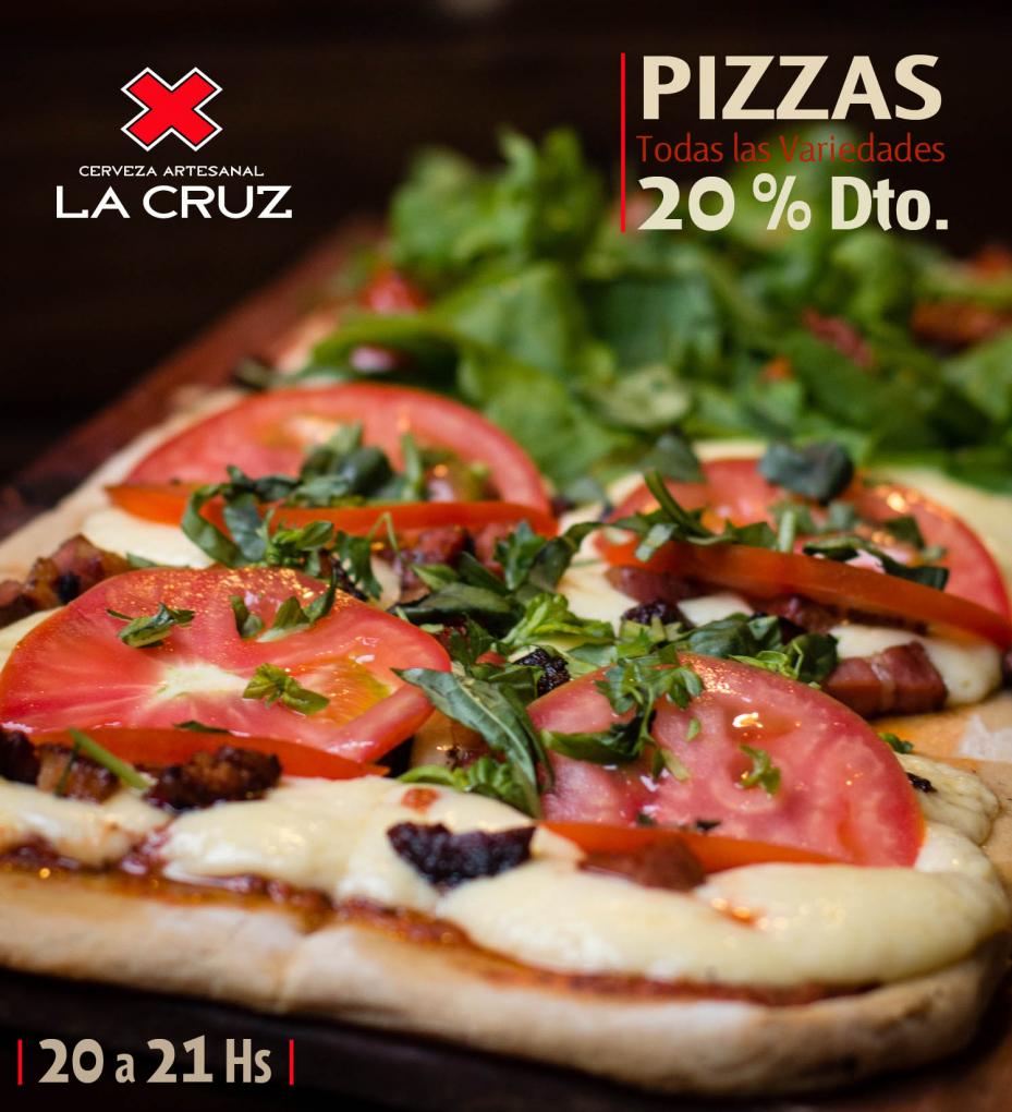 Pizzas al 20%