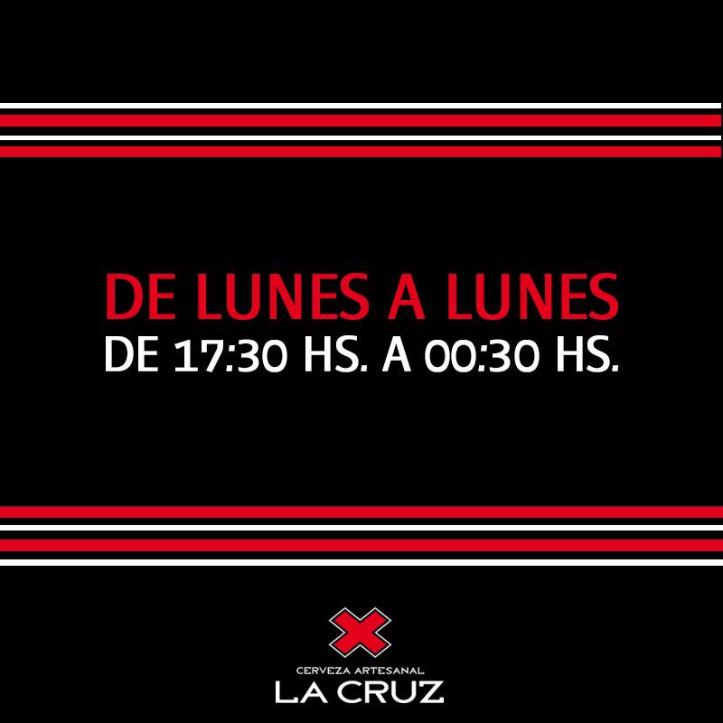 La semana comienza en LA CRUZ a las 17:30 !