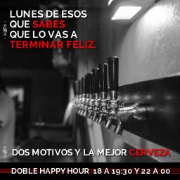 Doble Happy Hour en La Cruz