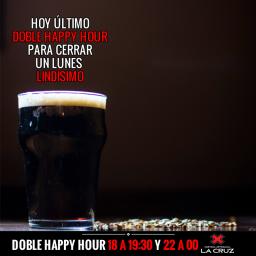 Hoy &uacute;ltimo Doble Happy Hour 