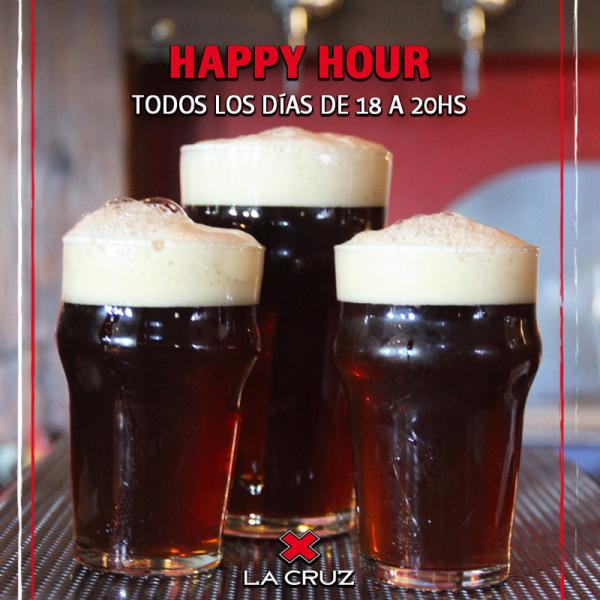 Todos los d&iacute;as Happy Hour de 18 a 20HS.