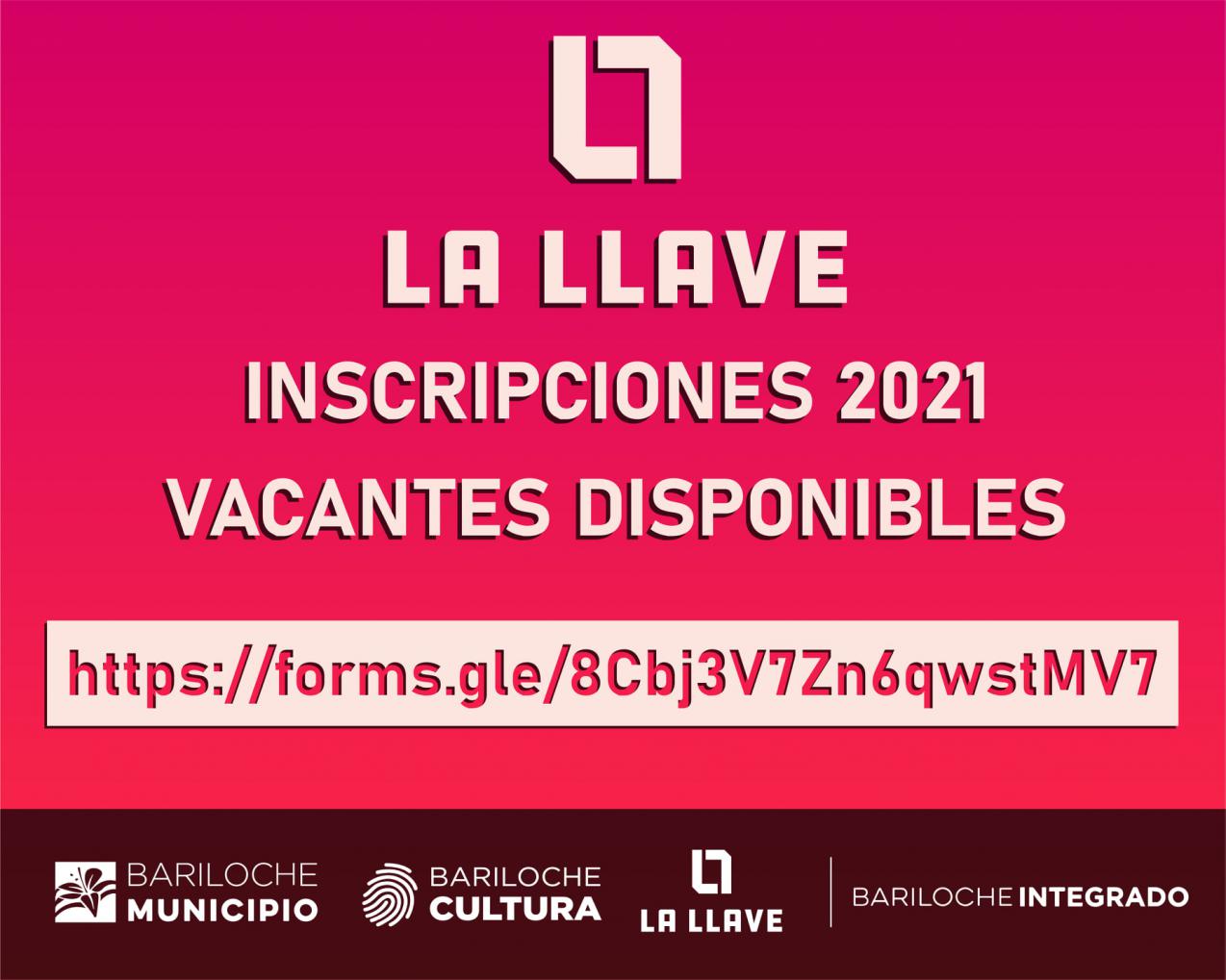 Inscripciones 2021 Vacantes Disponibles