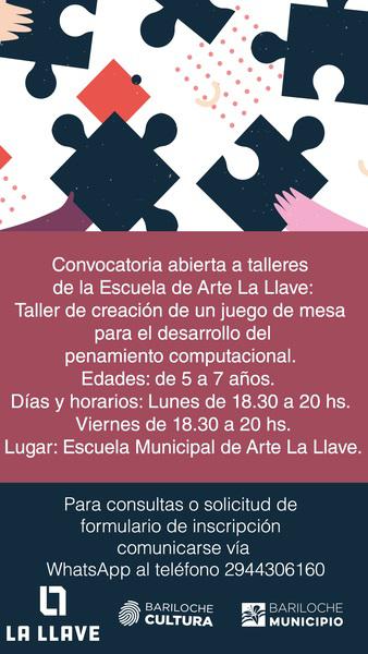 Apertura de inscripci&oacute;n a tres nuevos talleres que comienzan el 1 de Noviembre