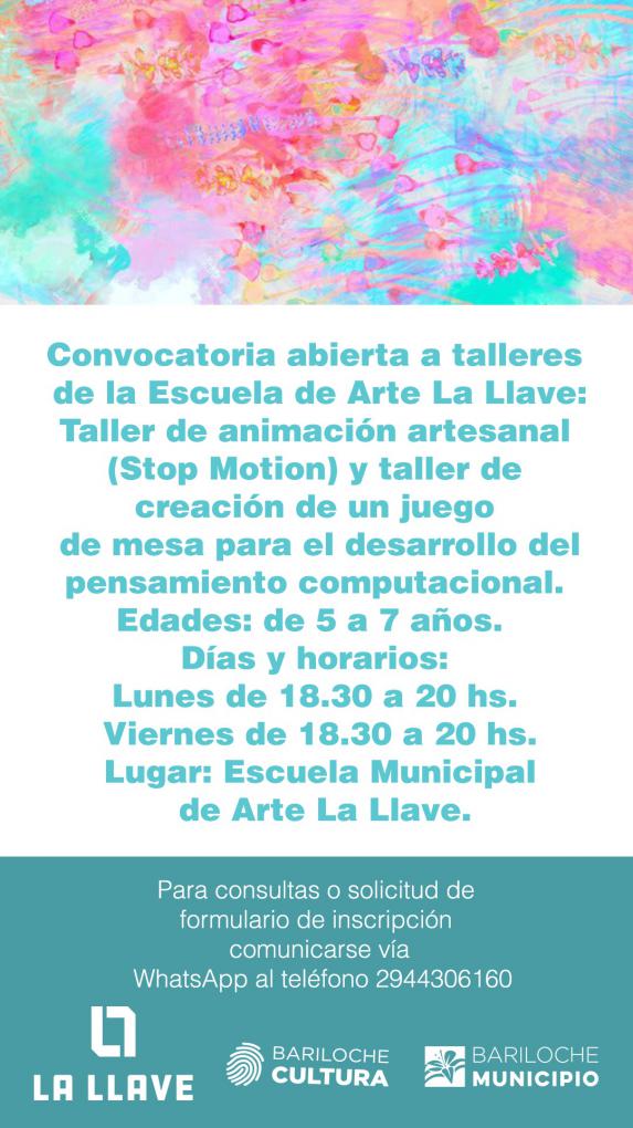 Convocatoria abierta a talleres