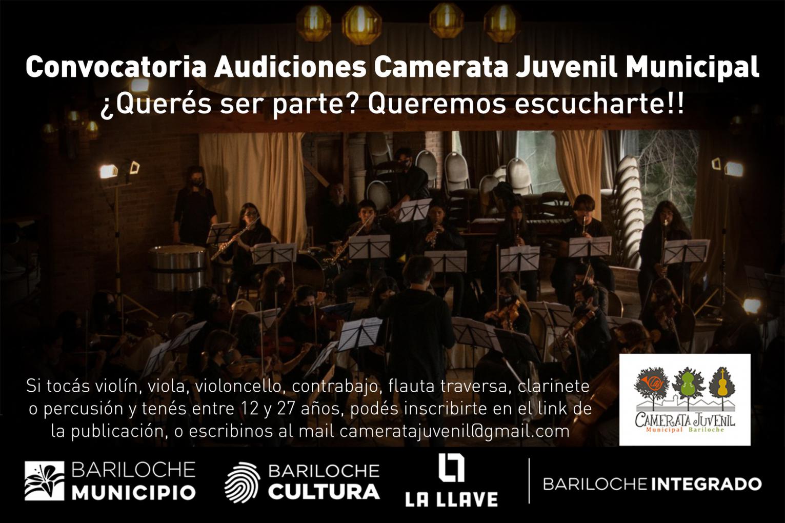 Convocatoria Audiciones Camerata Juvenil Municipal