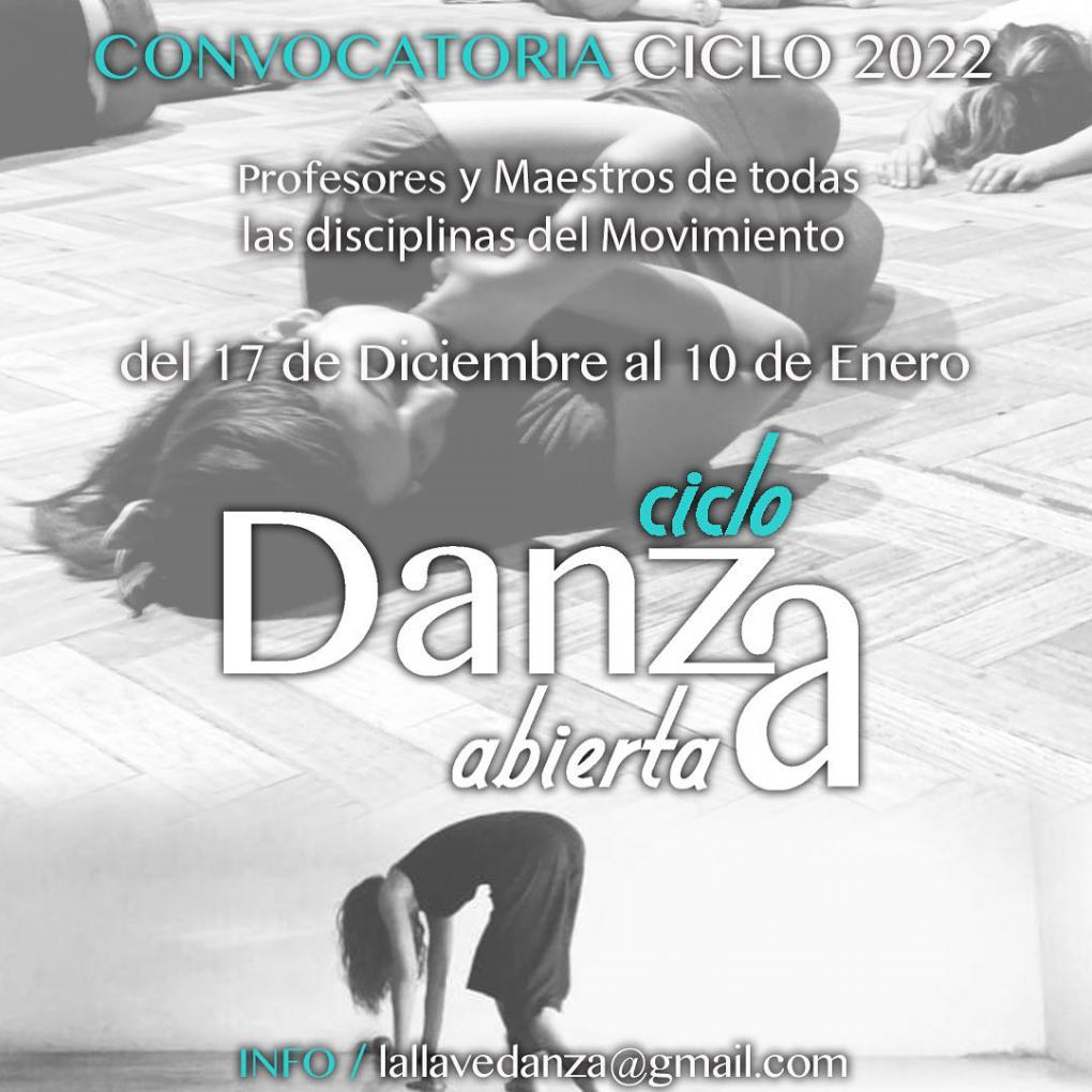 Convocatoria 2022 Ciclo Danza Abierta