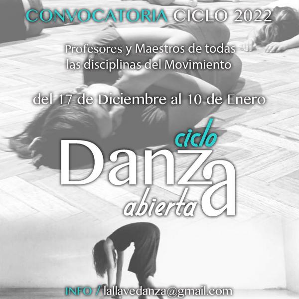 Convocatoria 2022 Ciclo Danza Abierta