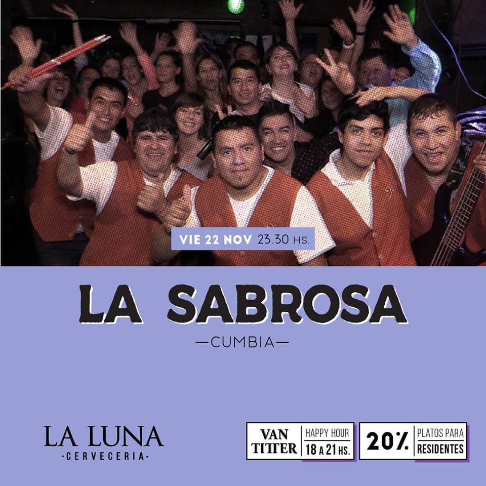 Viernes sabroso en La Luna con La Sabrosa - Cumbia 