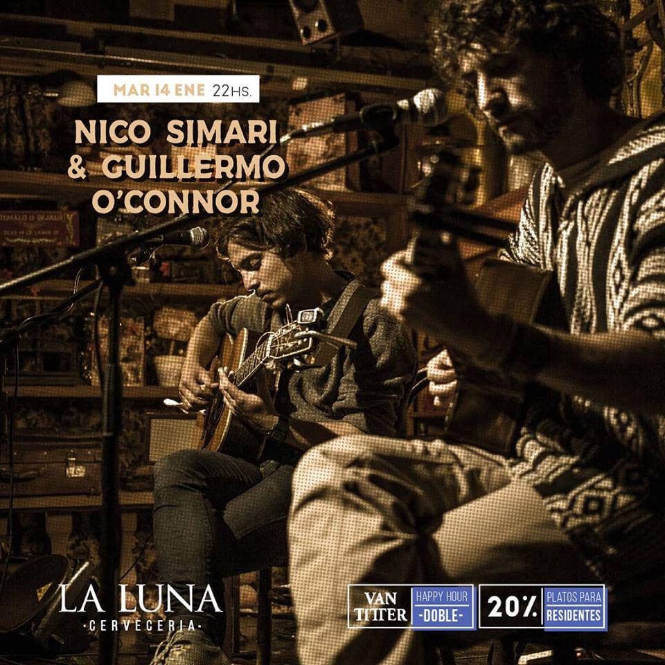 Nico Simari & Guillermo O'Connor ::: D&uacute;o de guitarras y voz