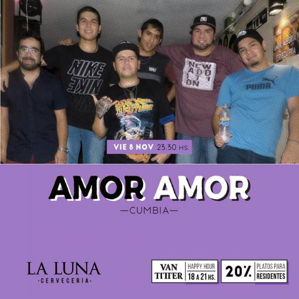 Viernes de cumbia con Amor Amor