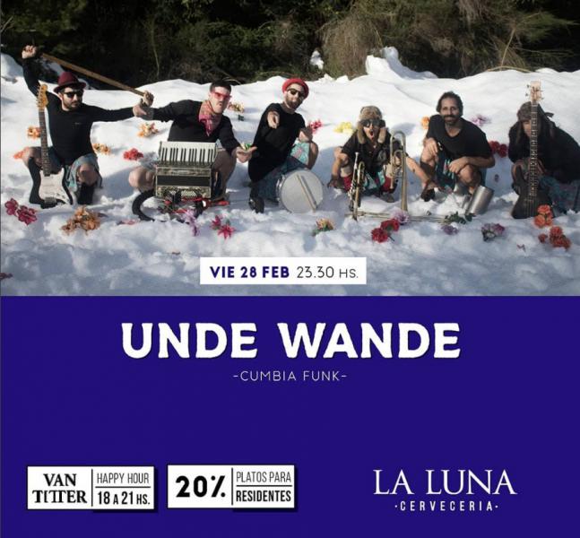 Musica en Vivo en la luna con Unde Wande ::: Cumbia funk