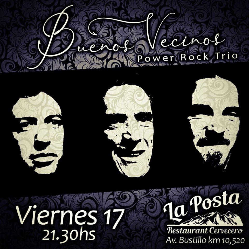 Los Buenos Vecinos y su power rock trio