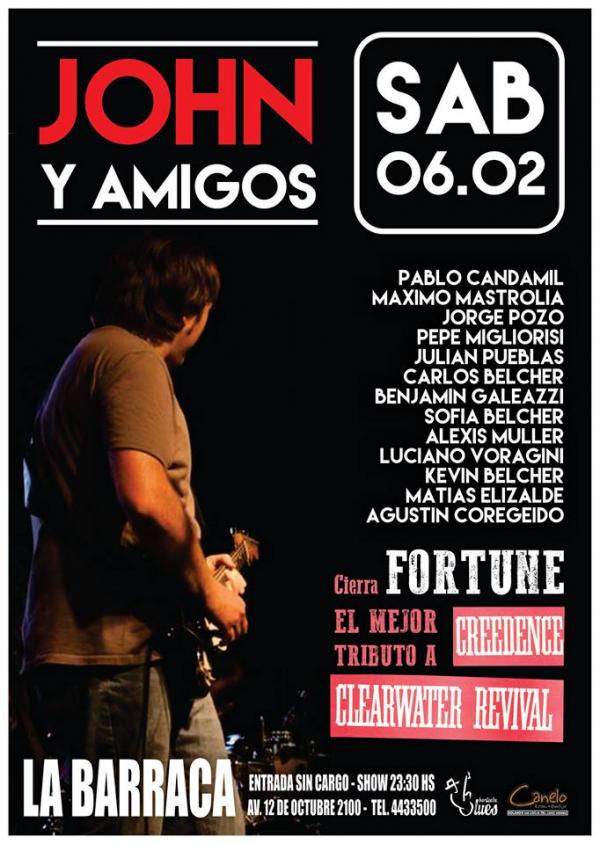 John Belcher & Amigos junto a Fortune tributo a Creedence