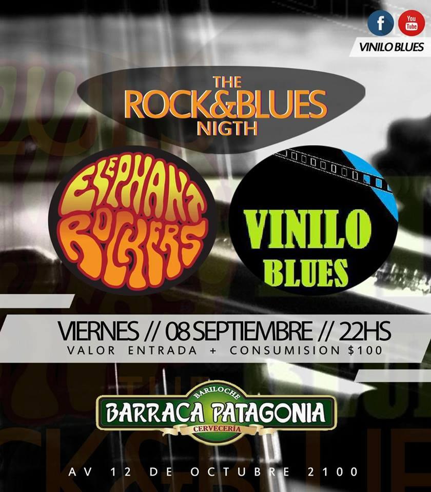 &#8206;Elephant Rockers y Vinilos Blues juntos en La Barraca Bar