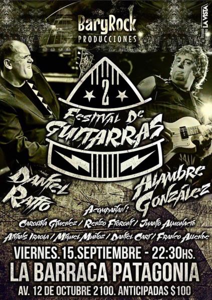 Daniel Raffo y Alambre Gonz&aacute;lez en el  Segundo Festival de Guitarras...!!!!