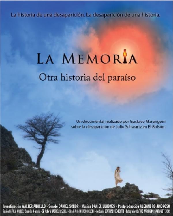      "LA MEMORIA, OTRA HISTORIA DEL PARA&Iacute;SO"  ESTRENO en BARILOCHE