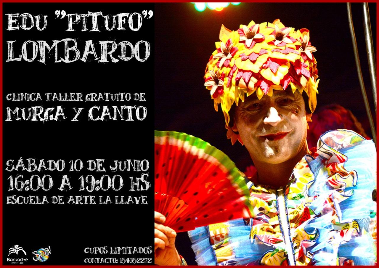 Taller gratuito de Ed&uacute; &#147;Pitufo&#148; Lombardo