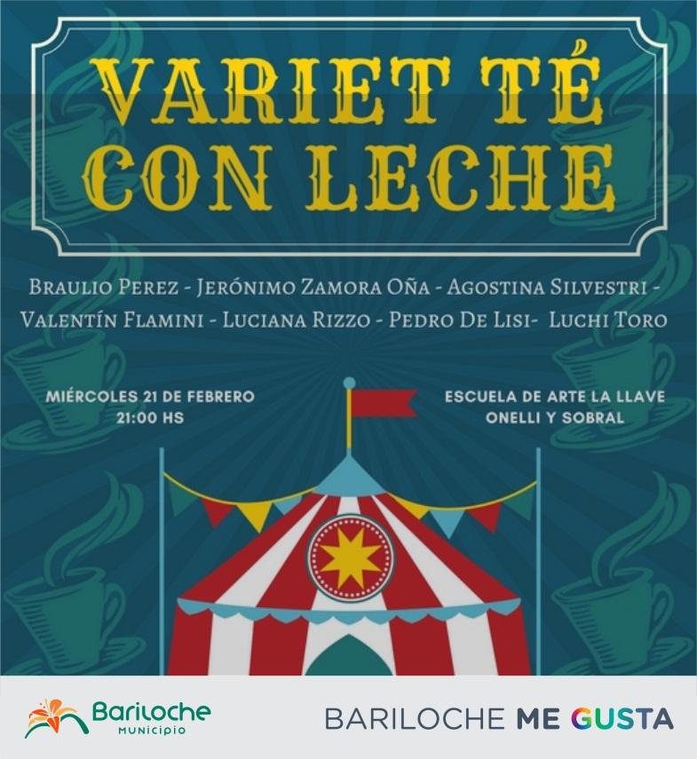 Llega VARIET TE CON LECHE: Humor y circo