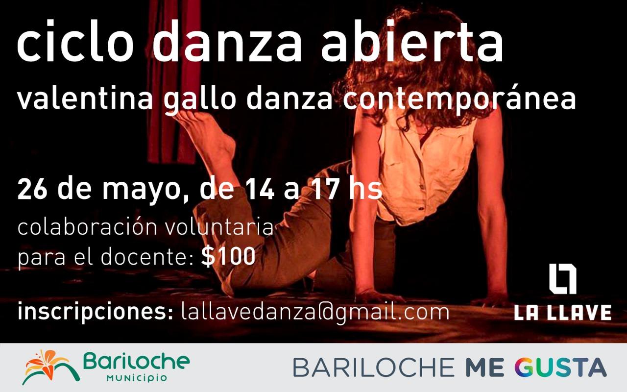 Este s&aacute;bado, primera clase del Ciclo Danza Abierta