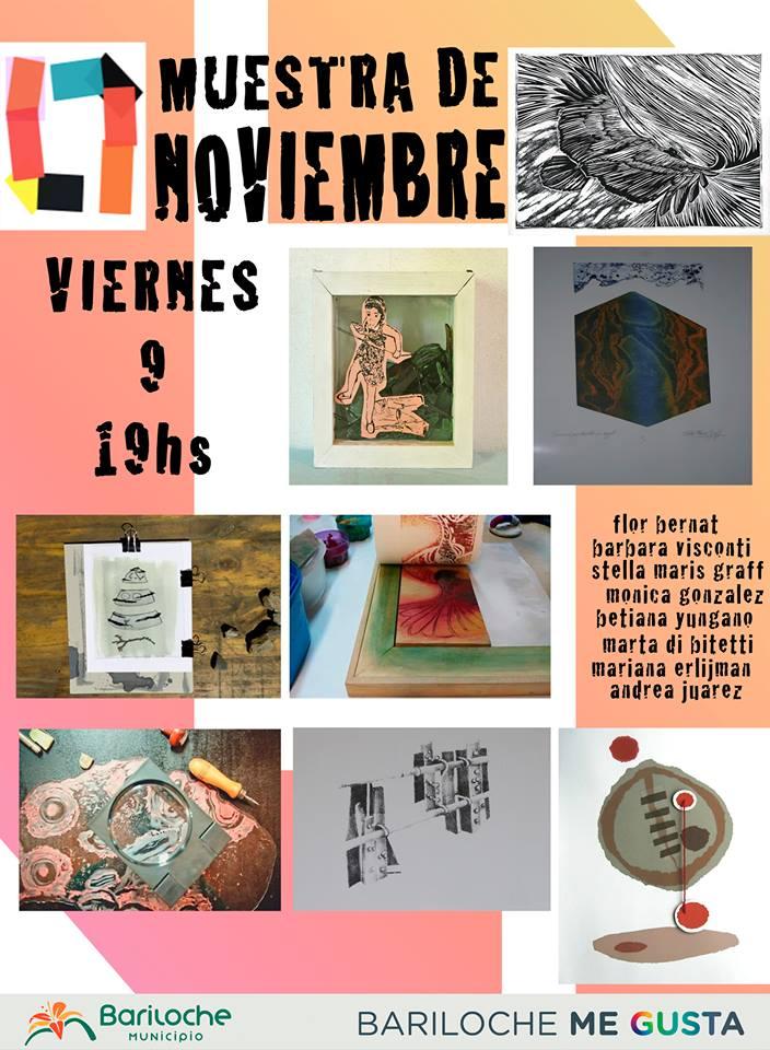 Mes de la Gr&aacute;fica en Bariloche: Inauguraci&oacute;n muestra de noviembre