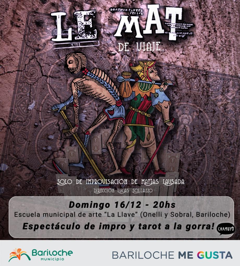 Unipersonal 'Le Mat' impro y tarot