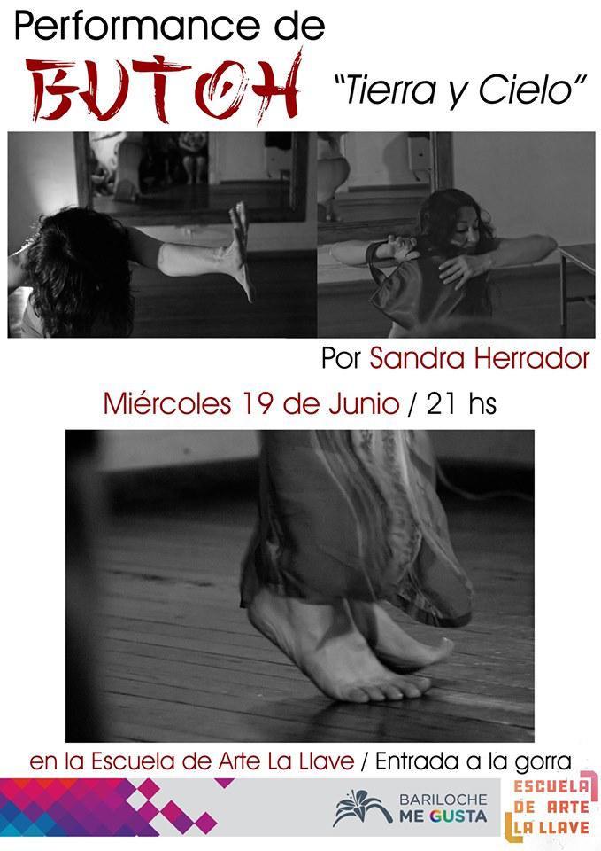 Performance de Butoh: Tierra y cielo