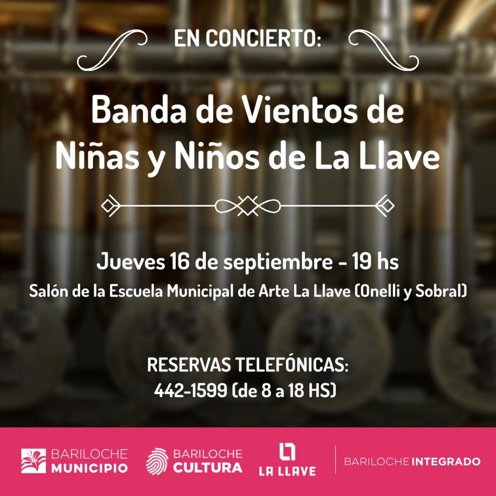 Concierto: Banda de vientos de ni&ntilde;os y ni&ntilde;as de La Llave