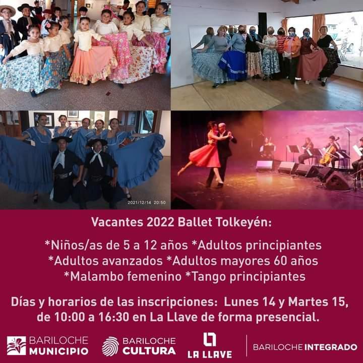 Vacantes 2022 Ballet Tolkey&eacute;n