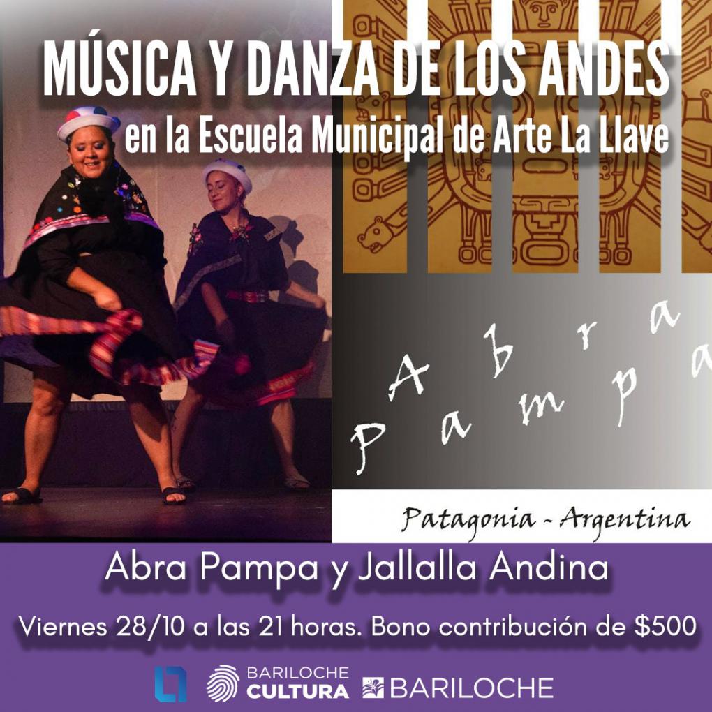  M&Uacute;SICA Y DANZA DE LOS ANDES EN LA ESCUELA MUNICIPAL DE ARTE LA LLAVE