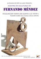 Muestra de Esculturas del artista Fernando M&eacute;ndez en la Escuela La Llave