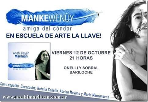 Anah&iacute; Mariluan sigue presentando Mankewen&uuml;y