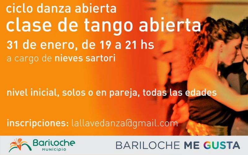 Ciclo danza abierta - Clase de tango