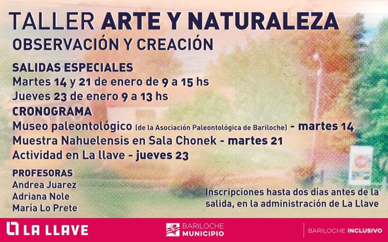 Taller arte y naturaleza. Observaci&oacute;n y craci&oacute;n