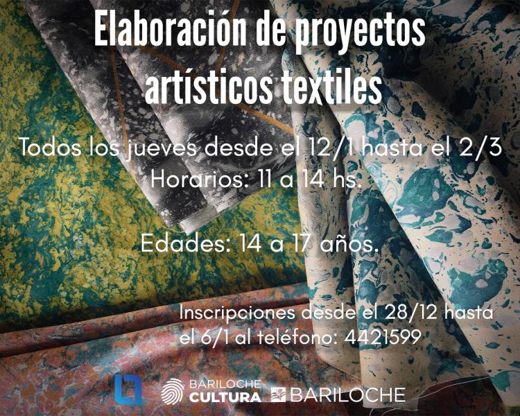 Elaboraci&oacute;n de proyectos art&iacute;sticos textiles