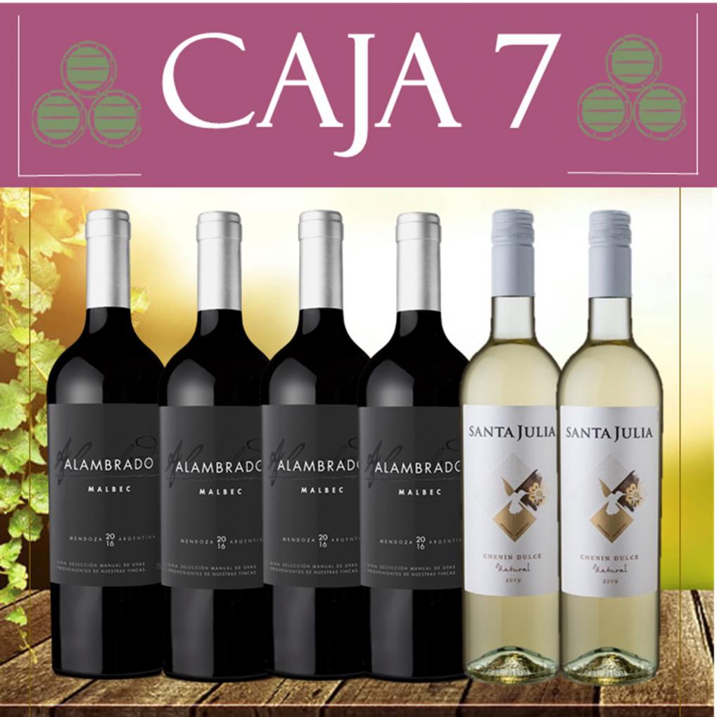 Caja 7 Selecci&oacute;n de Vinos Promo $ 1.550