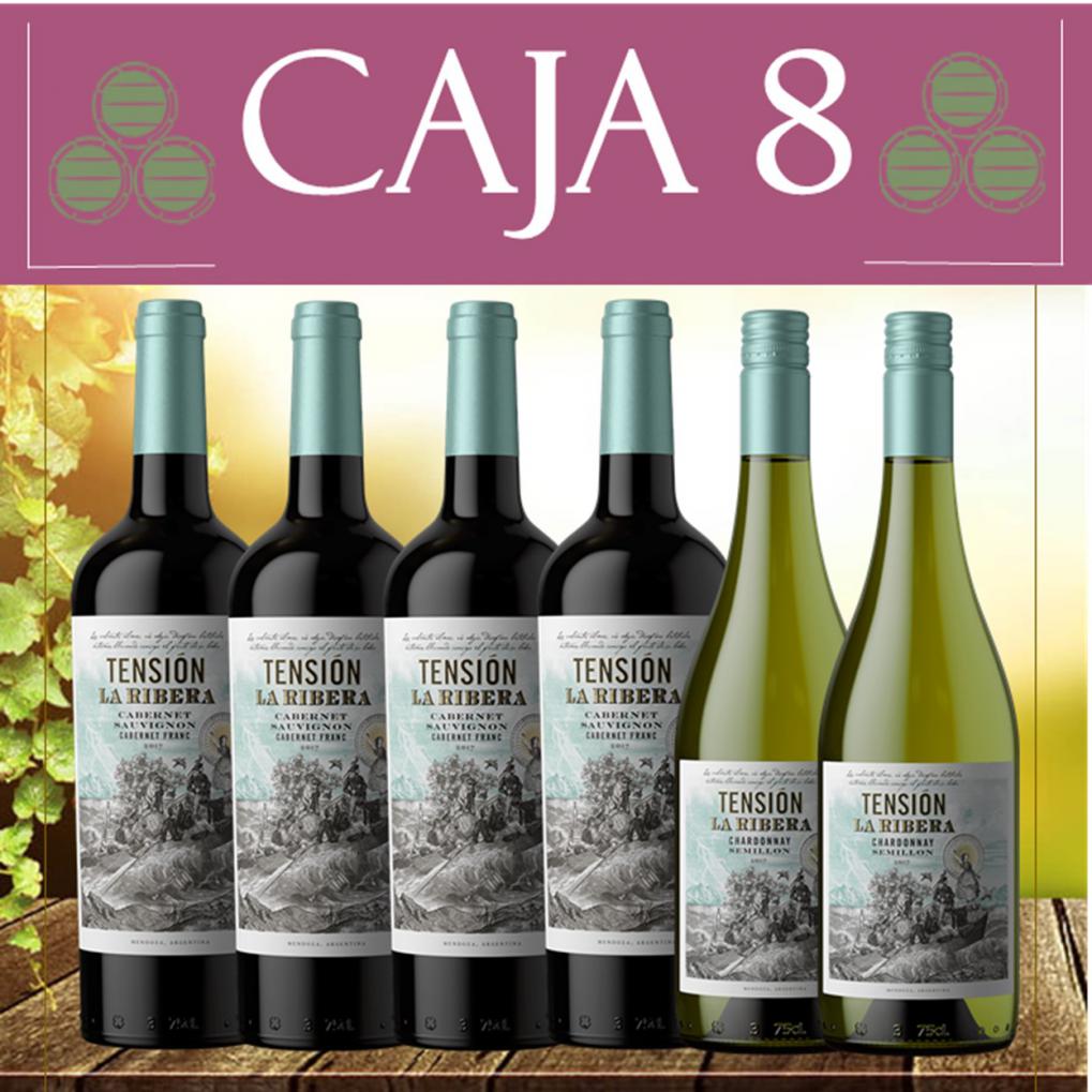 Caja 8 Selecci&oacute;n de Vinos Promo $ 2.100