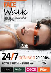 FACE WALK, Desfile de maquillaje art&iacute;stico.