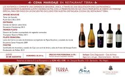  CENA MARIDAJE EN TERRA RESTAURANT