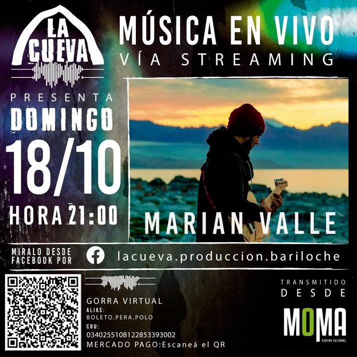 Marian Valle en el ciclo de Streaming de La Cueva