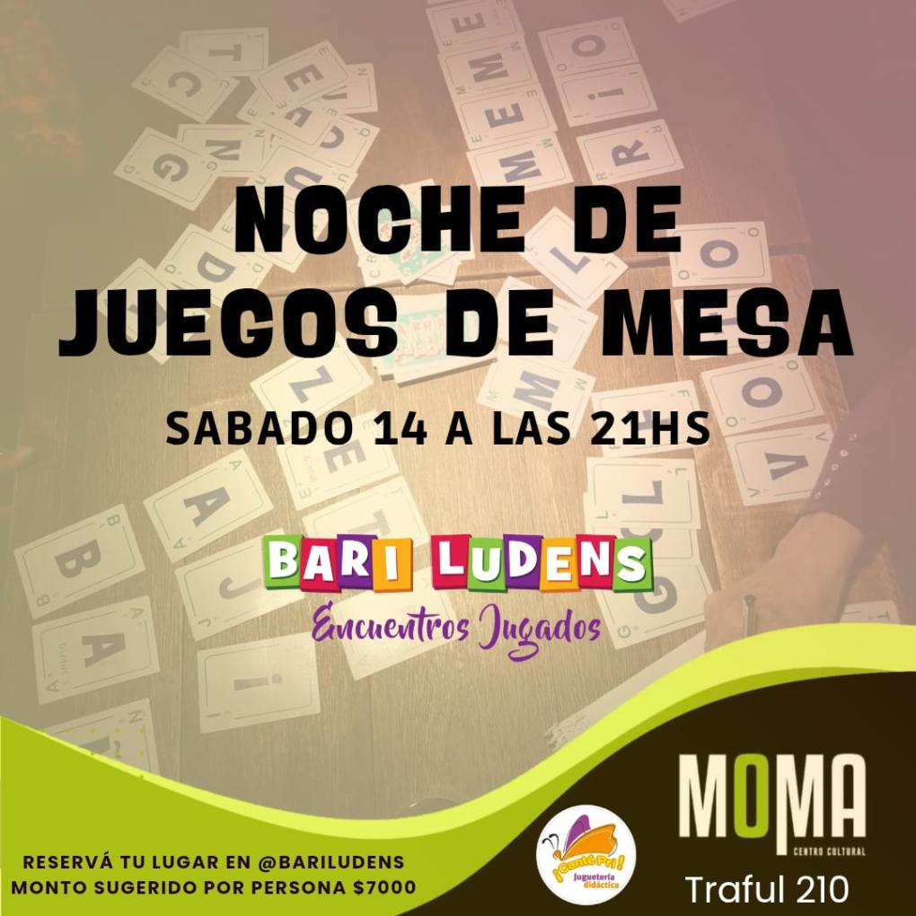 Bariludens. Noche de juegos