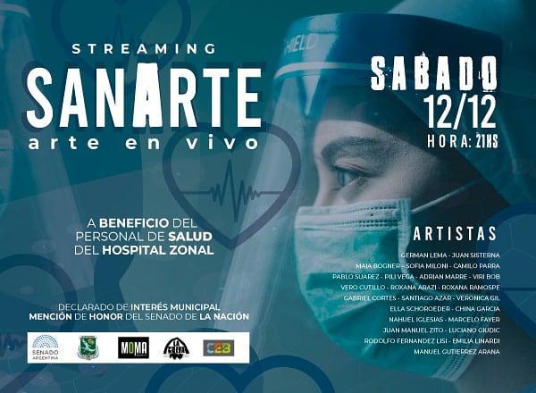 Proyecto Sana Arte: un homenaje al personal de salud del Hospital Zonal.