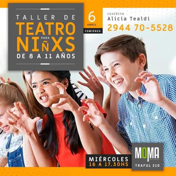 Taller de teatro para ni&ntilde;os de 8 a 11 a&ntilde;os