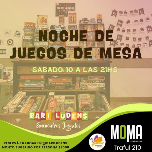 BARILUDENS. NOCHE DE JUEGOS