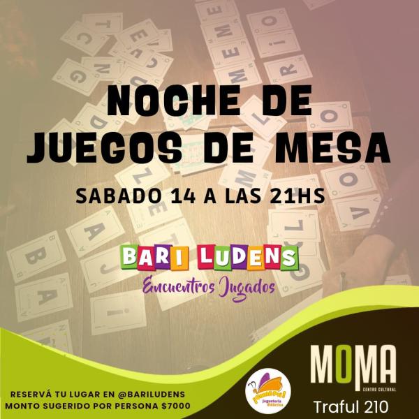 Bariludens. Noche de juegos