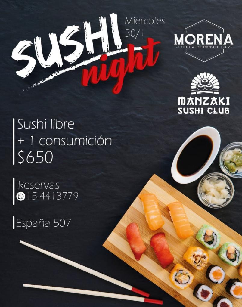 Morena &middot; Food & Cocktail Bar ~ SUSHI LIBRE