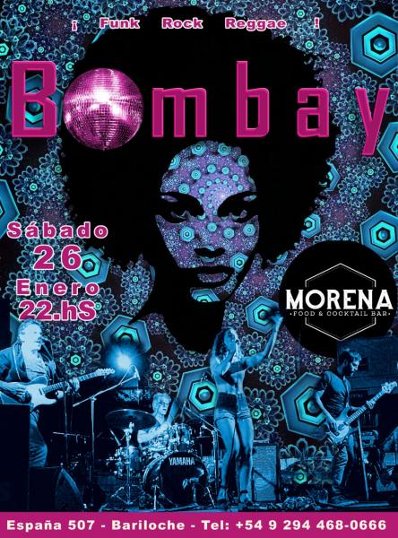 &iexcl;Fiesta en Morena con Bombay!