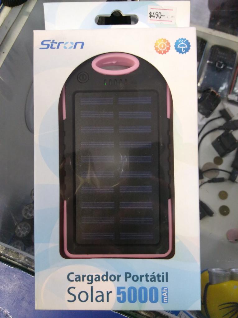 Cargador solar de bateria 5000 mAh $490