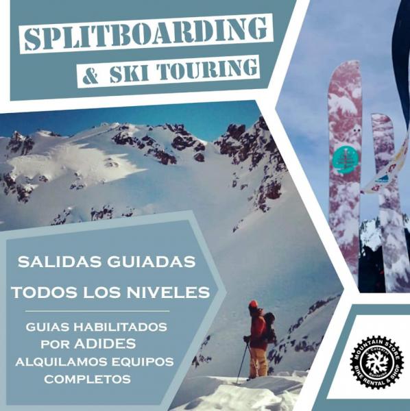 Splitboards, ski de traves&iacute;a, equipos de seguridad.