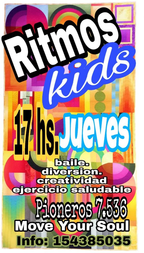 Los Jueves Ritmos Kids - Baile, Diversi&oacute;n, Creatividad y Ejercicio Saludable